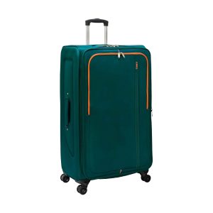 26" Soft Shell Suitcase - Lightweight, Durable and Spacious, with 360° Spinner Wheels