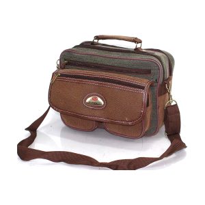Men Pu Leather 31x 23 x 20 Cabin Approved Messenger Travel Bag - 14L